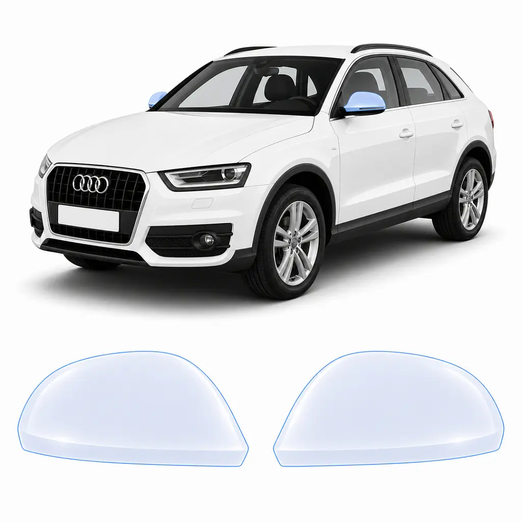 Антигравійна захисна бронеплівка за лекалами для Audi Q3 8U 2011-2018 - дзеркала