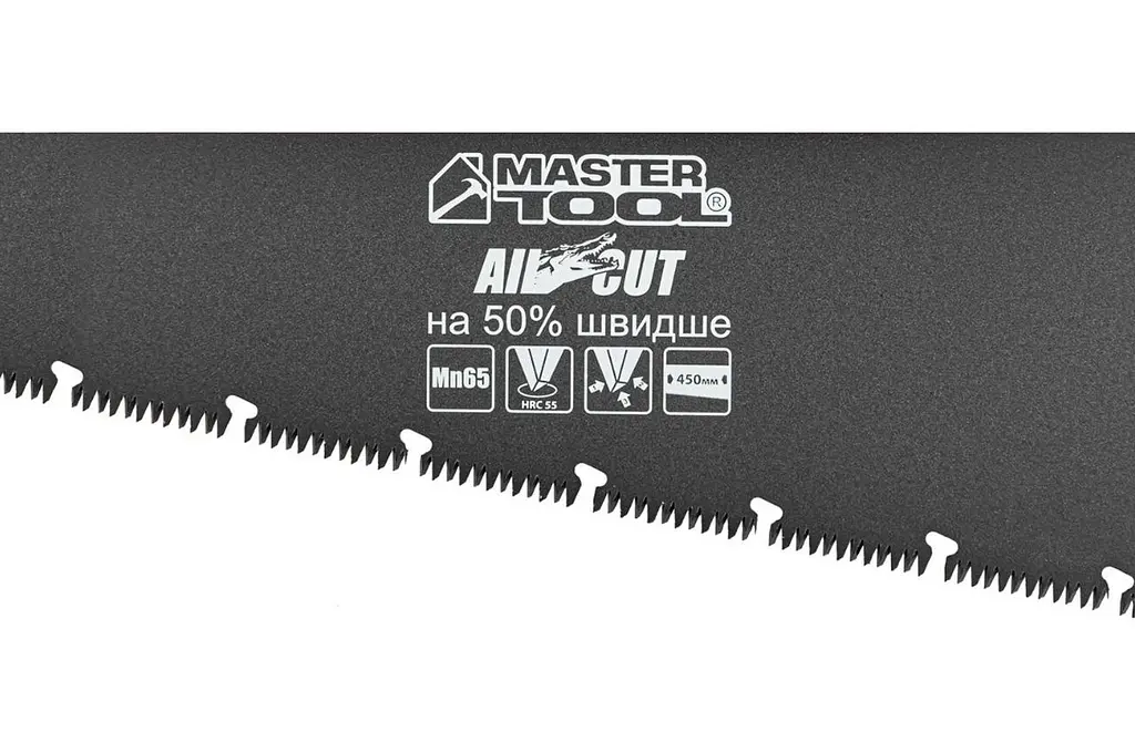 Ножівка ручна MasterTool по дереву 450 мм 10T х 1" потрійне заточення з тефлоновим покриттям - фото 2