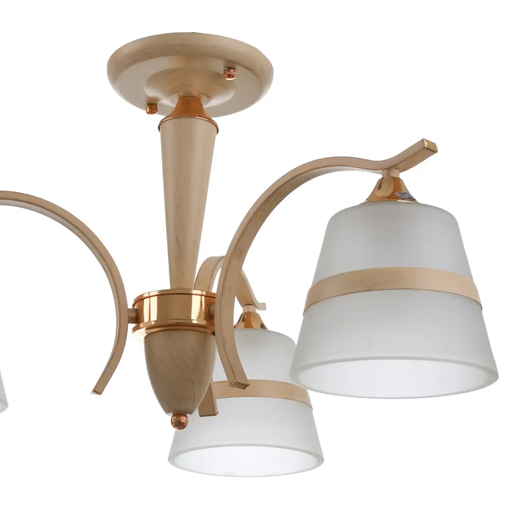 Люстра потолочная Brille в спальню E27 BG (LK-660C/3) - фото 2