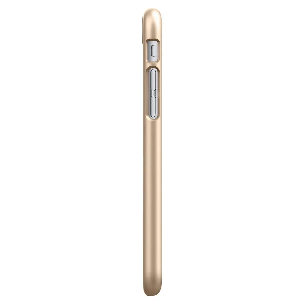 Чохол тонкий Spigen Thin Fit 042CS20732 для iPhone 7/8/SE 2/3 2020/2022 (4.7") Gold - фото 6