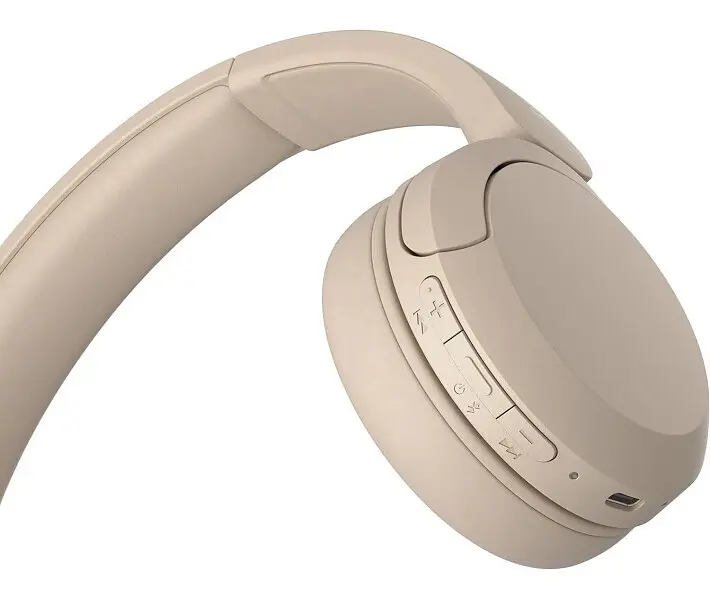 Наушники Sony WH-CH520 беспроводные накладные бежевые (WHCH520C.CE7) - фото 5