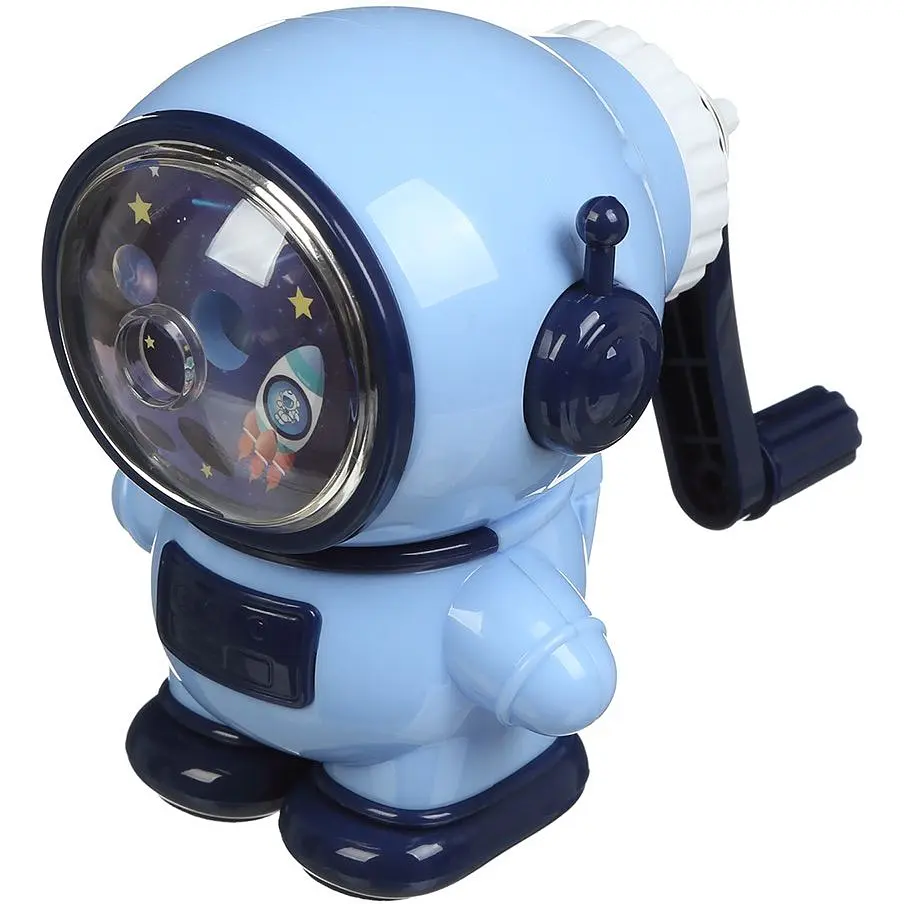Чинка для олівців Zibi Spaceman Kids Line механічна синяя (ZB.5506) - фото 2