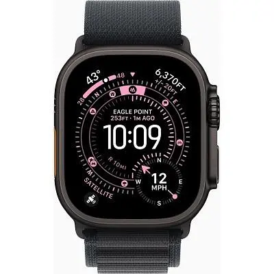Смарт-часы Apple Watch Ultra 3 GPS + Cellular 49mm Black Titanium Case with Black Alpine Loop - Small (MF0Q4QP/A) - фото 2
