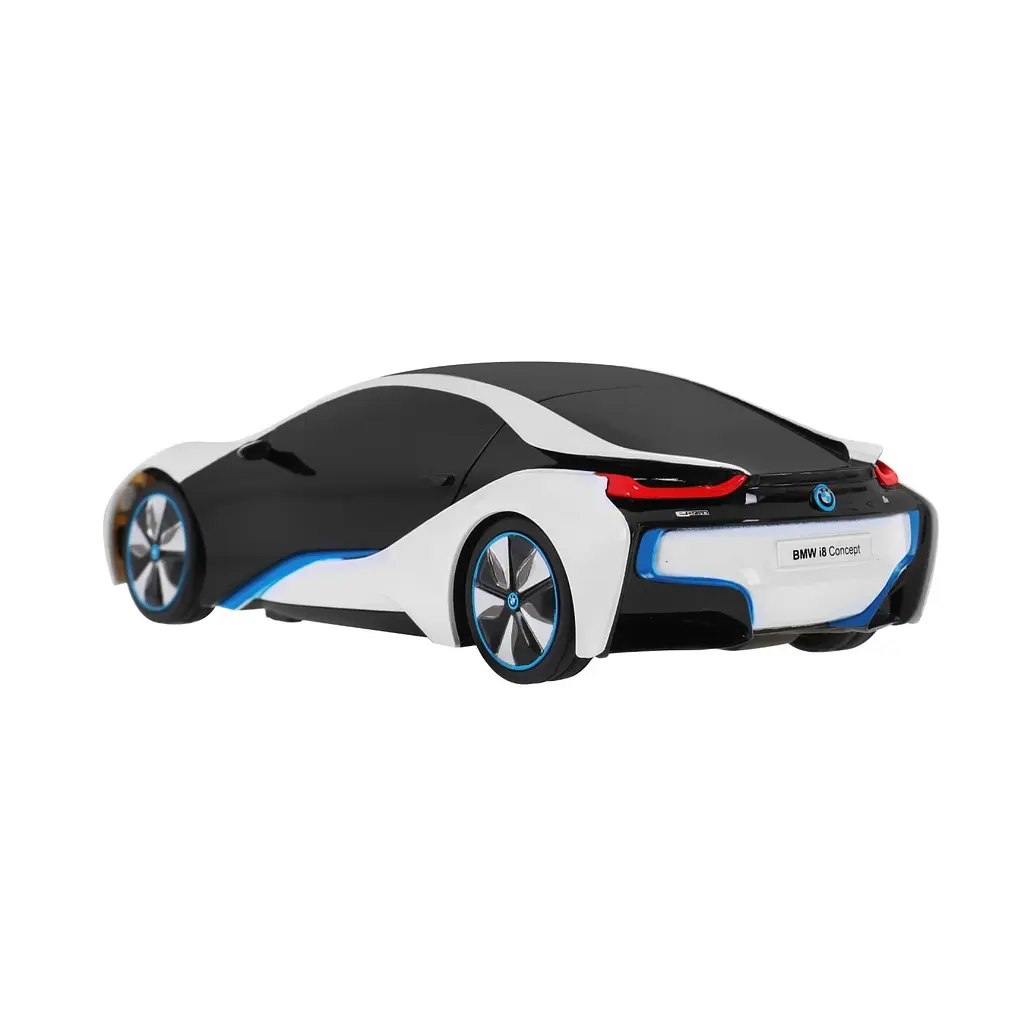 Машинка RASTAR BMW i8 на дистанционном управлении + пульт 2,4 ГГц 1:24 белый 48400 - фото 2