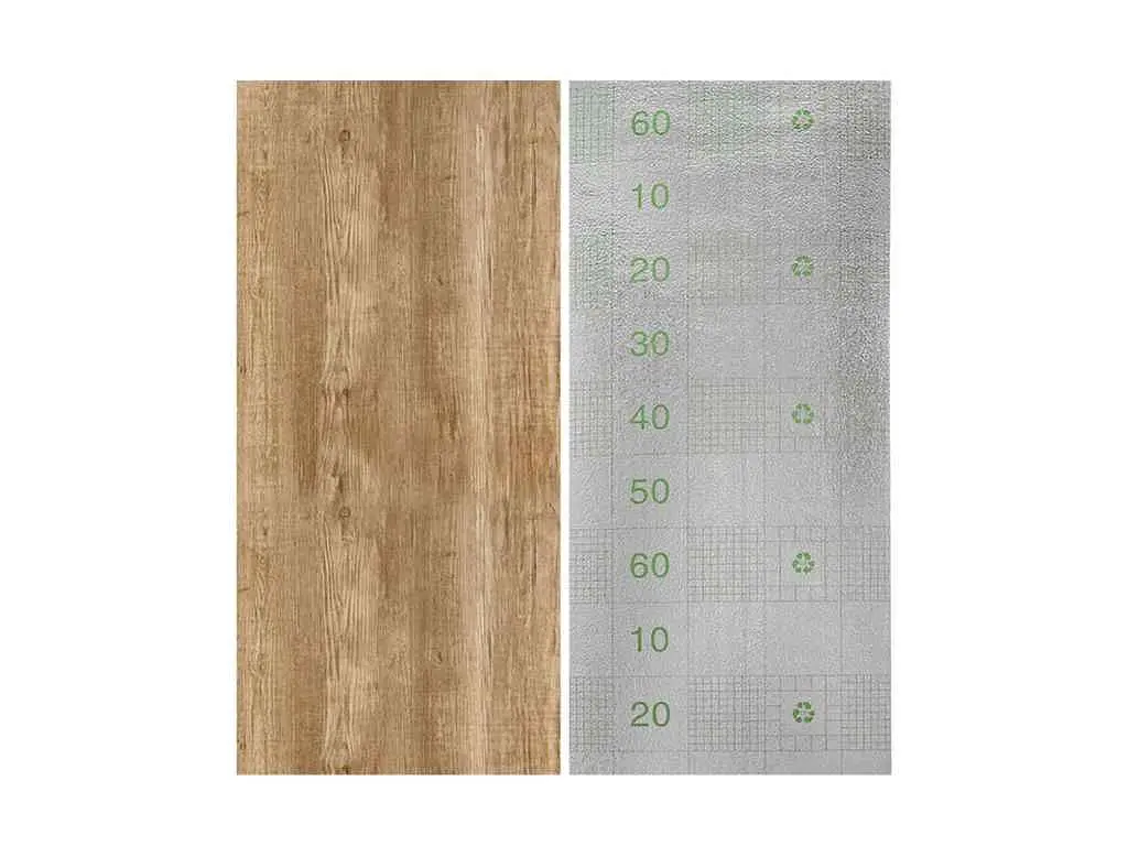 Самоклеюча вінілова плитка в рулоні STICKER WALL 600*3000*2мм Ясен 1002-7-матовий SW-00001177 - фото 5
