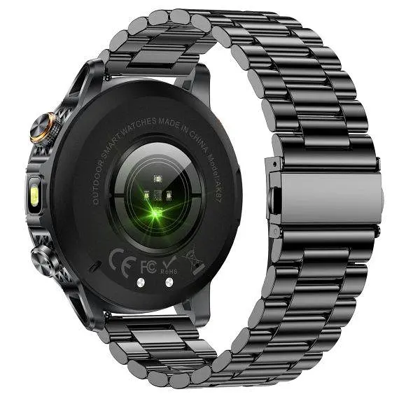 Смарт-годинник UWatch Smart Power Ultra Steel 2 ремінця Чорний (2702752675) - фото 2