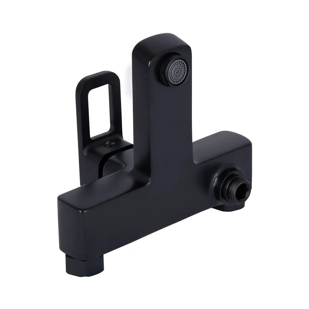 Змішувач для ванни Lidz Wawel 006 (з душовим гарнітуром) (k35) LDWAW006BLA45393 Black Чорний матовий - фото 6