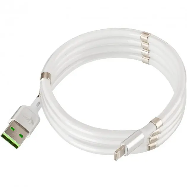 Кабель USB с магнитами Krazi Super KZ-UC001i White Lightning - фото 2