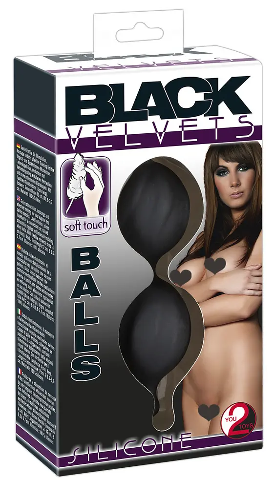 Вагінальні кульки Black Velvet Silicone Balls для ефективних тренувань You2Toys 42-05215230000 87954 - фото 4