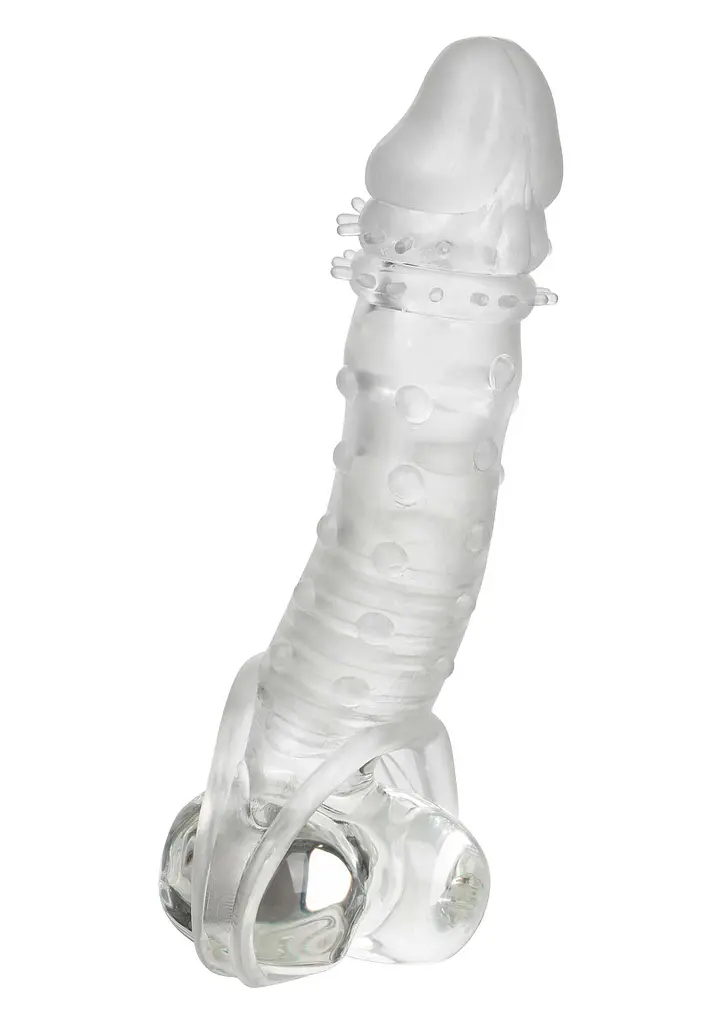 Насадка на пеніс CalExotic Novelties Transparent Ultimate Extender 16 см прозора - фото 2