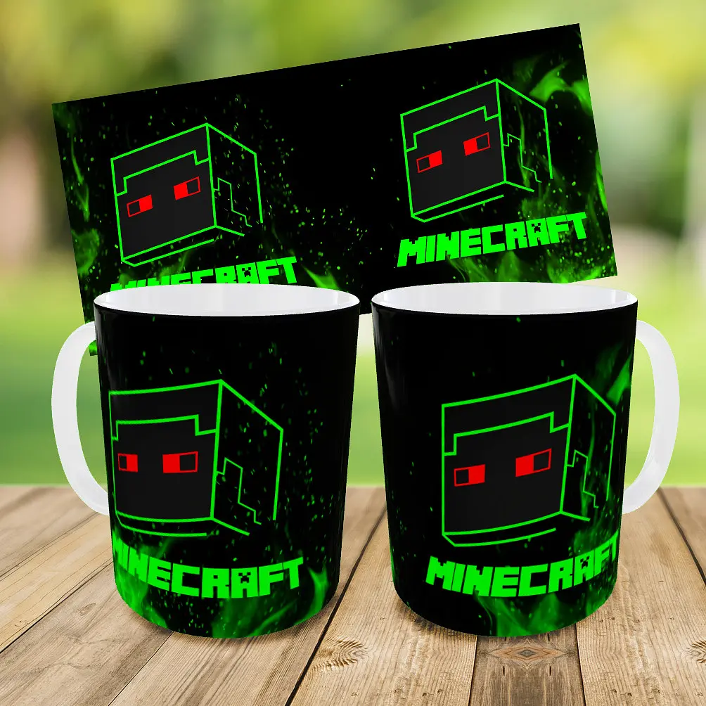Набір: дитяча сумка-бананка+кружка Майнкрафт Кріпер «Minecraft» 32х15см, бананка для хлопчика через плече на подарунок (00880) - фото 3