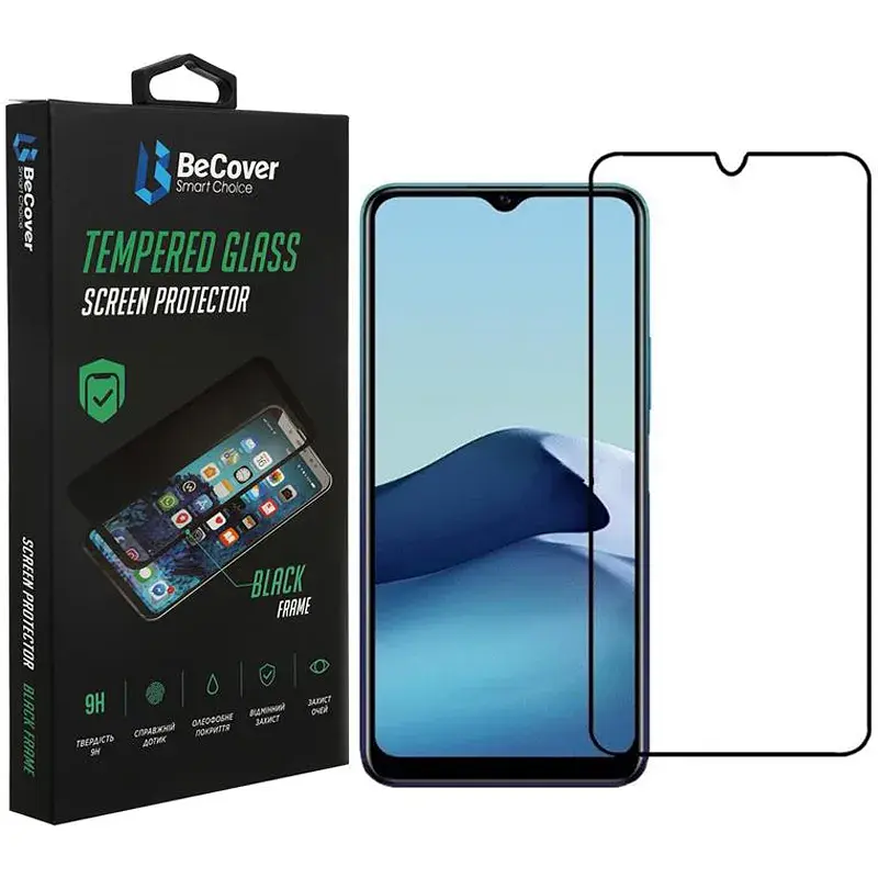 Скло захисне BeCover Vivo Y11s Black (707312) - фото 2