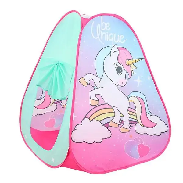 Намет дитячий ігровий LUGI HP-S-2ND з єдинорогом 80х80х100 см рожевий - фото 6