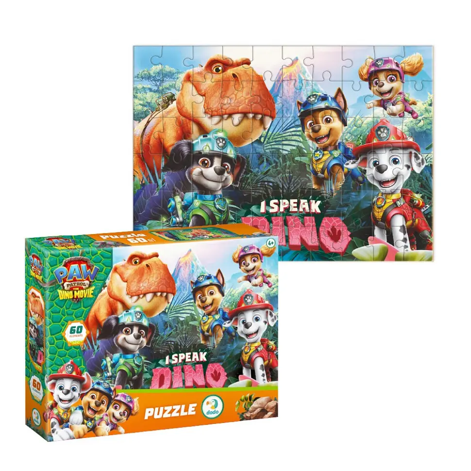 Дитячий пазл "Paw Patrol: Я розмовляю мовою динозавра" DoDo Toys 200799, 60 елементів - фото 5