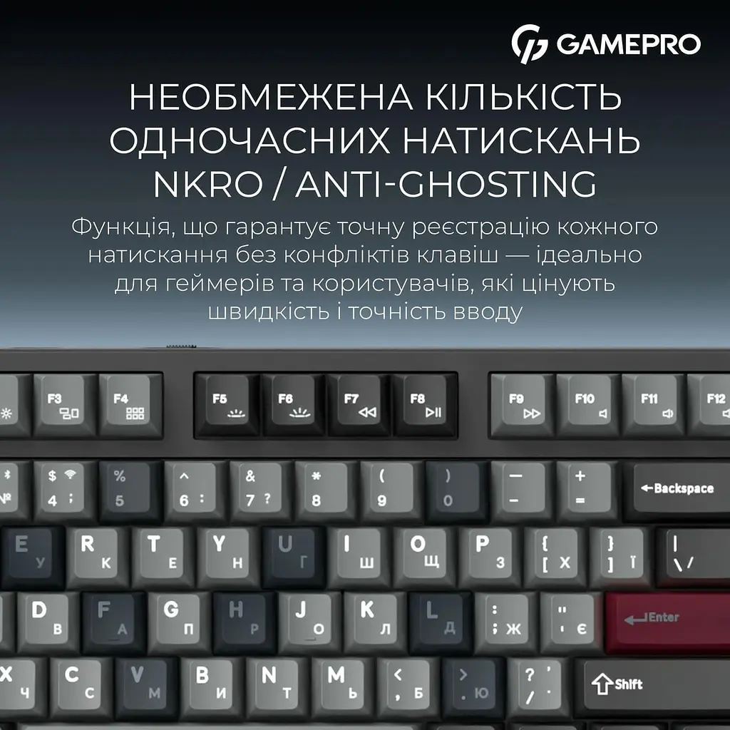 Клавіатура GamePro Asgard Ragnar (MK285BK) - фото 13