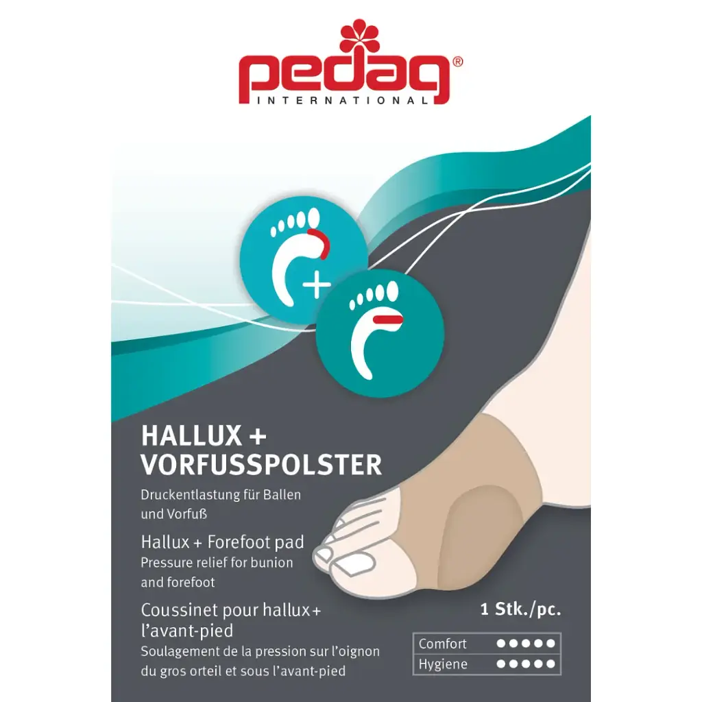Еластичний бандаж з силіконовою вставкою Pedag Hallux-Vorfusspolster 279 (279-1866) - фото 3