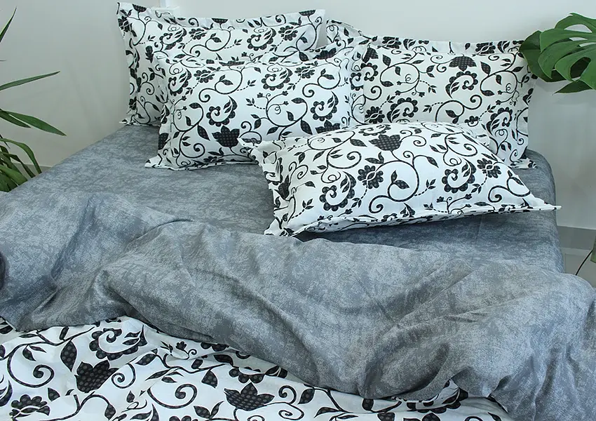 Комплект постільної білизни з компаньйоном TAG Tekstil R-T9255 Двоспальний - фото 4