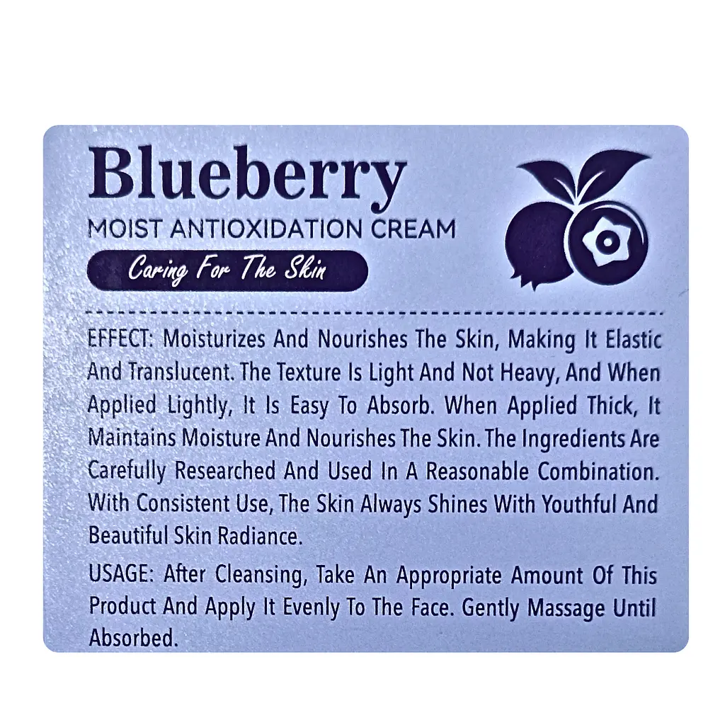 Крем для обличчя зволожувальний Sadoer Blueberry Moist Antioxidation Cream 60 г - фото 4