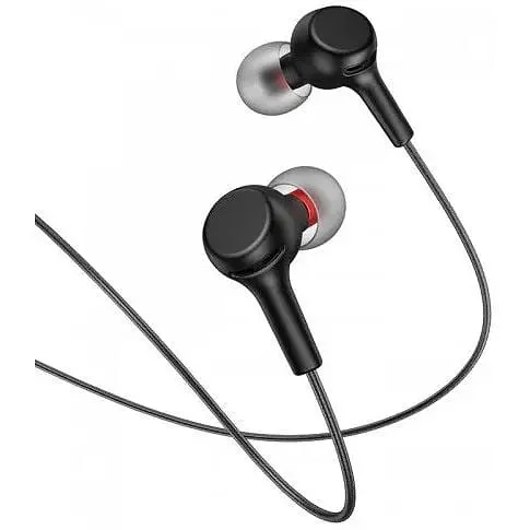 Hаушники Hoco M78 El Placer universal earphones with microphone белые - фото 5