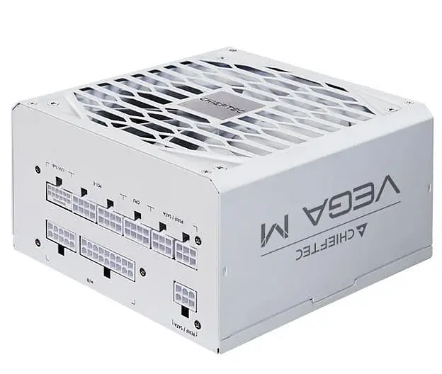 Блок питания Chieftec Vega M 1000W ATX 3.1 80+ Gold White (PPG-1000-CW) - фото 2