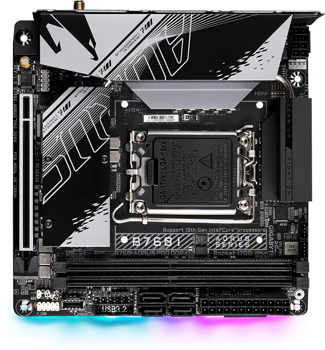 Материнская плата Gigabyte B760I AORUS PRO DDR4 - фото 3