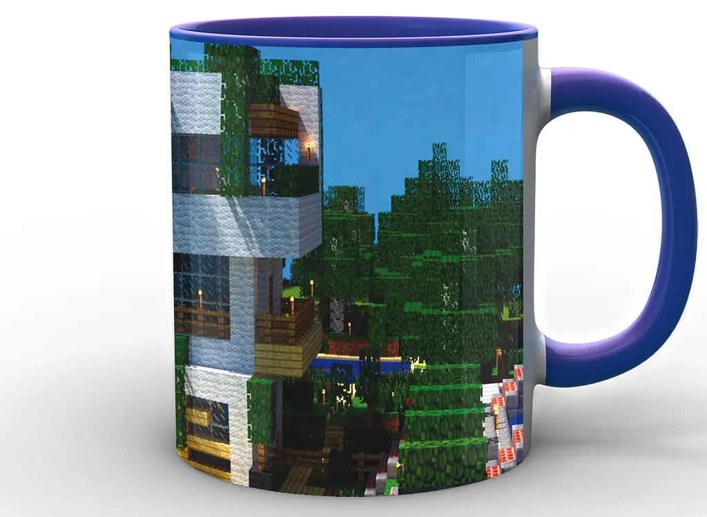 Кружка GeekLand Minecraft Майнкрафт будинок МС.02.025.686 - фото 6