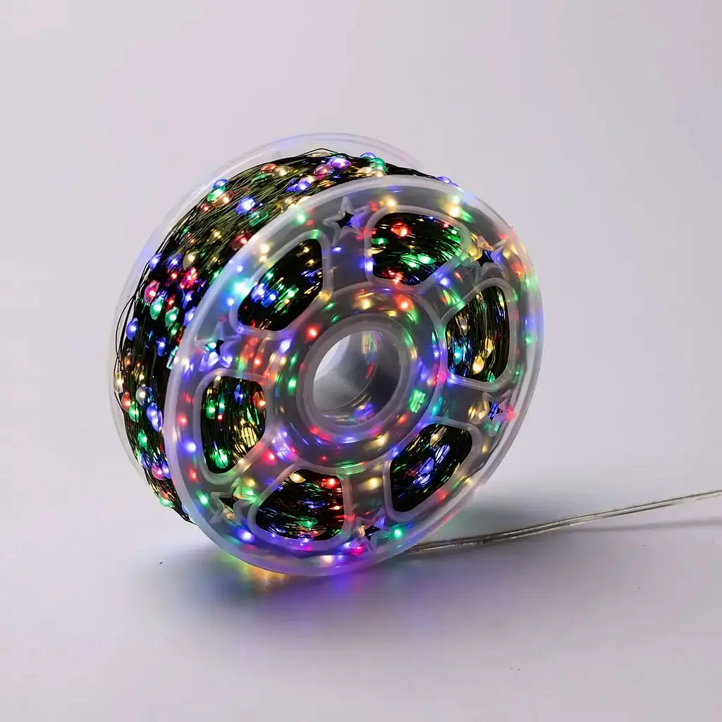 Гірлянда Роса GarlandoPro нитка GarlandoPro 2000 LED довжина 200 м з пультом від мережі зелена, мультиколор (2000L200MGML) - фото 11