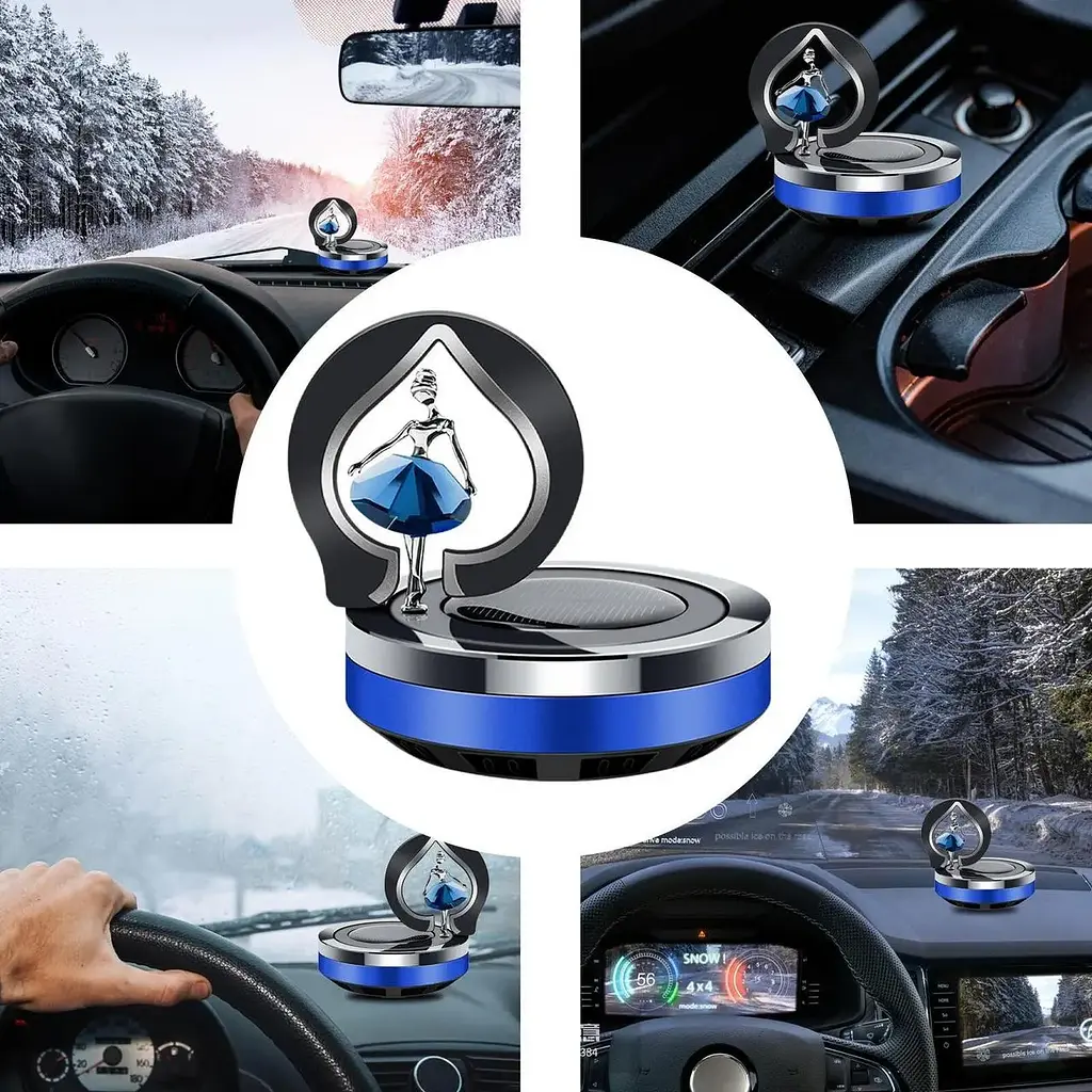 Автомобільний ароматизатор Балерина B2 на сонячній батареї - фото 5