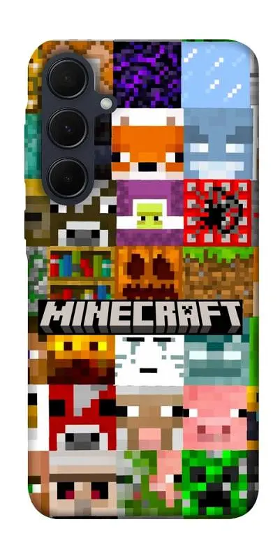 Чохол Demsky Minecraft collage для Samsung Galaxy A55