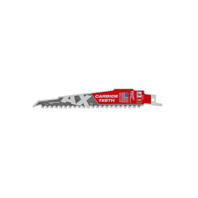 Полотно для шабельних пил AX CARBIDE MILWAUKEE, 150х5мм, (5шт), (деревина з цвяхами) - фото 2