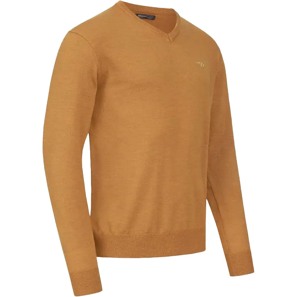 Кофта Blaser Active Outfits Men's Merino V-Neck Sweater L Rust - фото 3