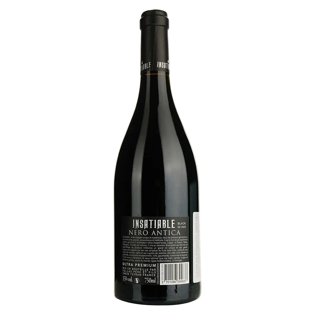 Вино Insatiable Rouge Nero Antica VDT DPCE красное сухое 0.75 л - фото 2