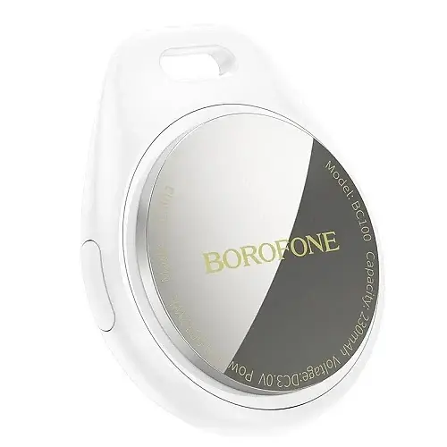 Трекер Borofone BC100 "Ingenioso", White, 1 шт, Bluetooth, вбудований звуковий сигнал, CR2032 (9-12 місяців), працює тільки з Apple iOS - фото 2