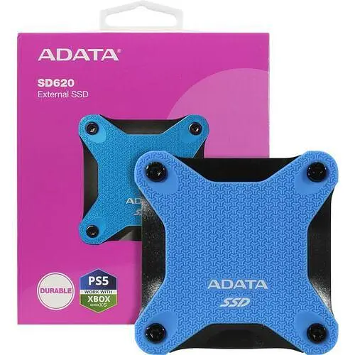 SSD накопичувач портативний зовнішній диск ADATA SD620 512 GB USB3.2 SD620-512GCBL - фото 3