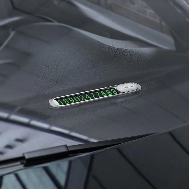 Автовізитка Hoco PH41 срібляста - фото 4
