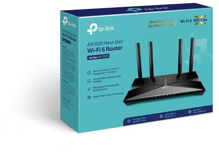 Бездротовий маршрутизатор (роутер) TP-Link Archer AX1500 [66940] - фото 6