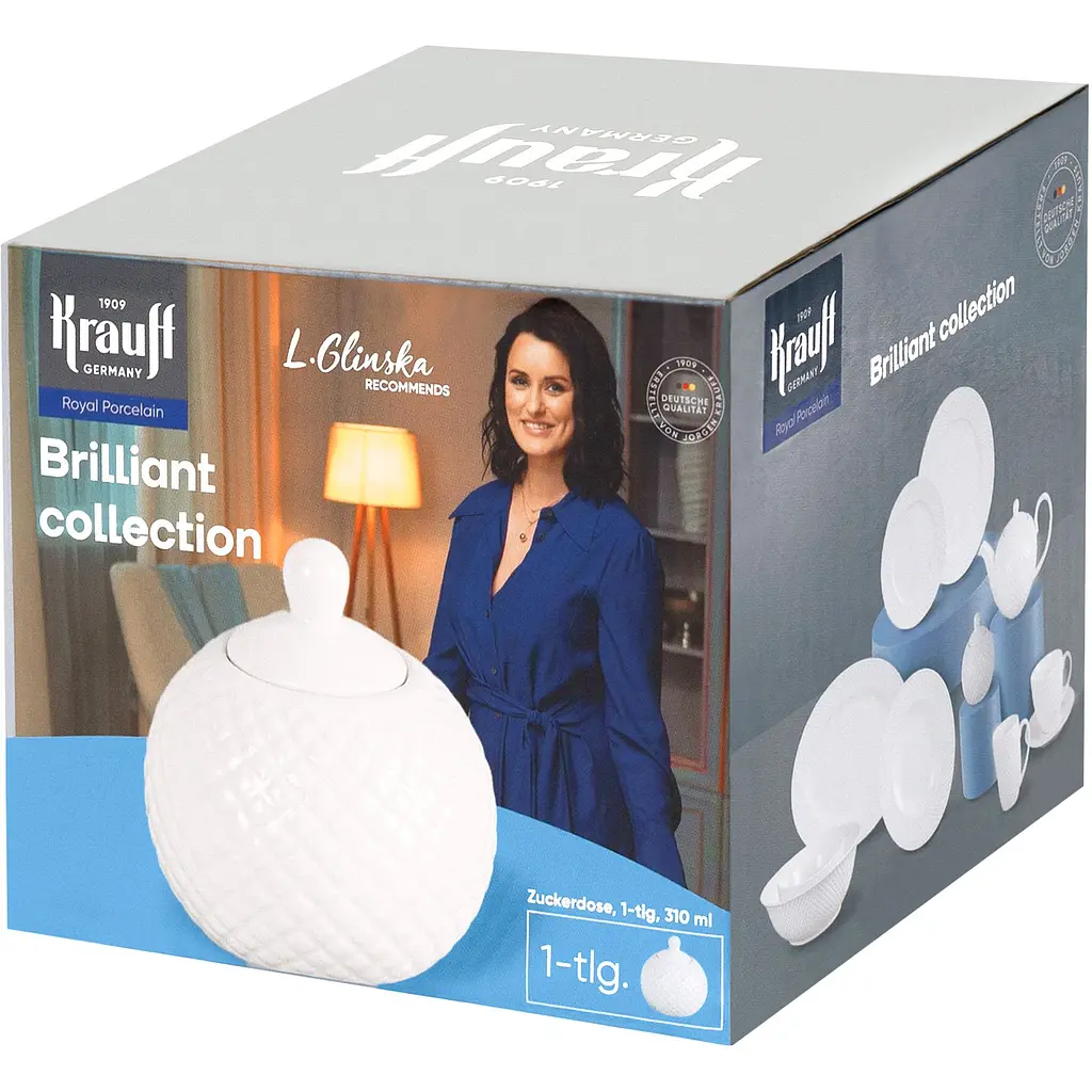 Цукорниця з порцеляни Krauff з колекції Лізи Глінської 310 мл (21-316-002) - фото 4