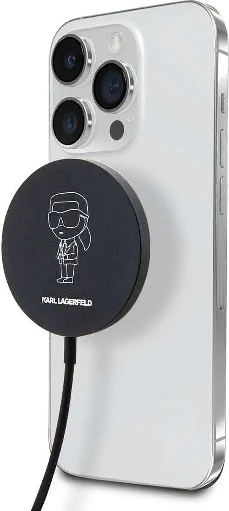 Беспроводное зарядное устройство для Karl Lagerfeld Ikonik NFT MagSafe 15W Black - фото 3