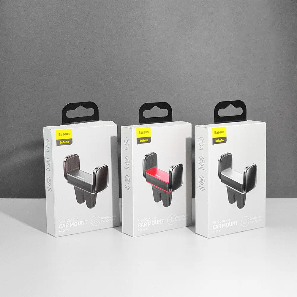 Автодержатель Baseus Steel Cannon Air Outlet Car Mount black (30494) - фото 8