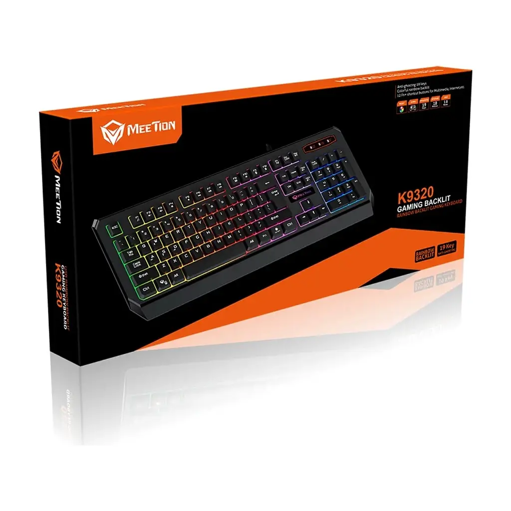 Клавіатура Meetion K9320 USB UA Black (MT-K9320-A-RUA) - фото 3