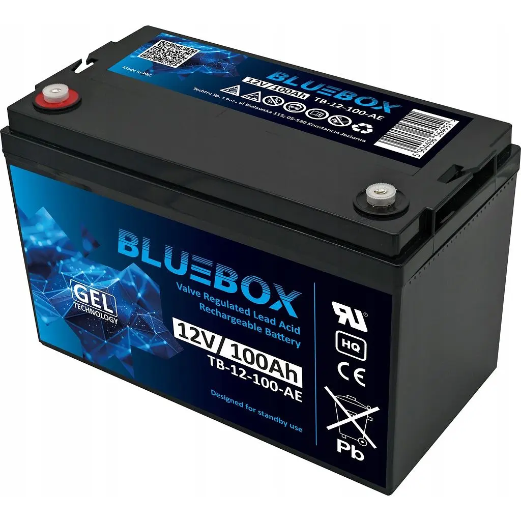 Акумулятор гелевий Heckermann Bluebox GEL 12V 100 Ah VRLA - фото 2