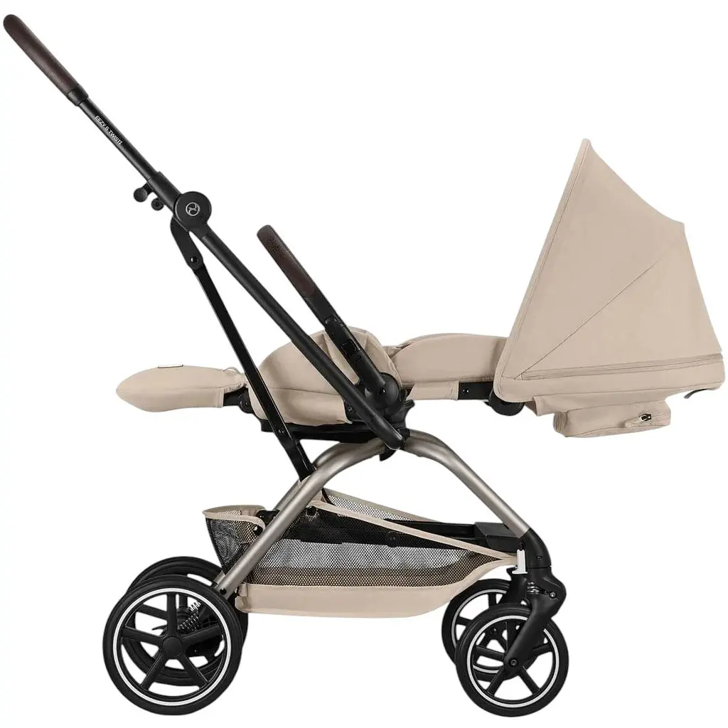 Візок Cybex Eezy S Twist+ 2 TPE Almond Beige з бампером (526000847) - фото 6