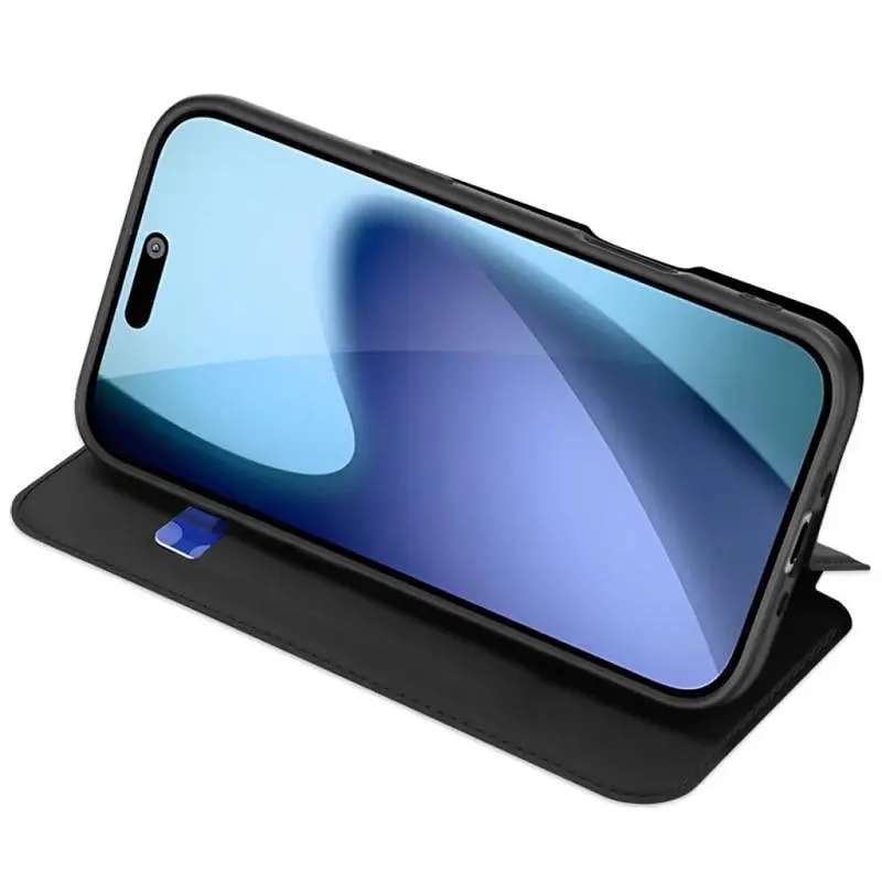 Чохол-книжка Dux Ducis з кишенею для візиток для Apple iPhone 17 Pro Max 6.9" Чорний - фото 2