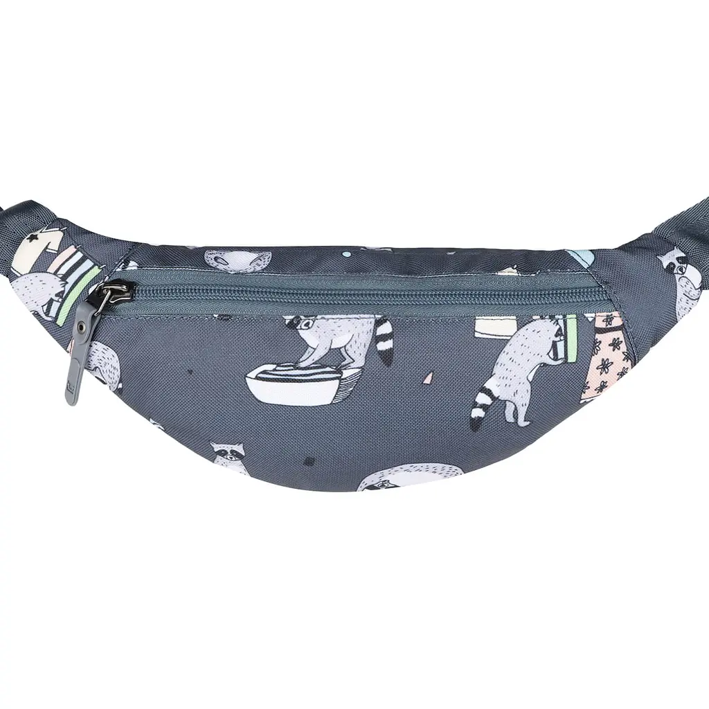 Сумка-бананка Bagland Bella 2 л сублимация 220 серая (00202664) - фото 3