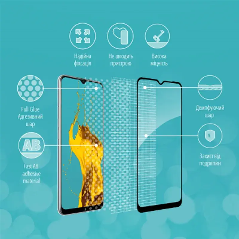 Скло захисне Piko Full Glue Oppo A16 (1283126522062) - фото 4