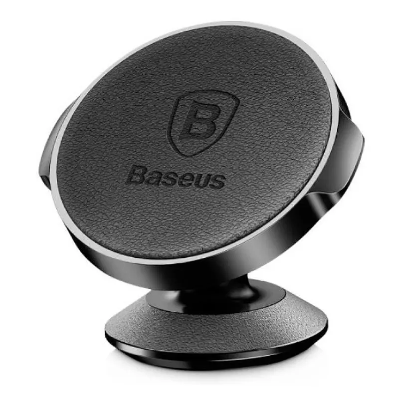 Автомобільний тримач холдер Baseus Small Ears Leather Series Vertical Bracket SUER-F01 Black - фото 2