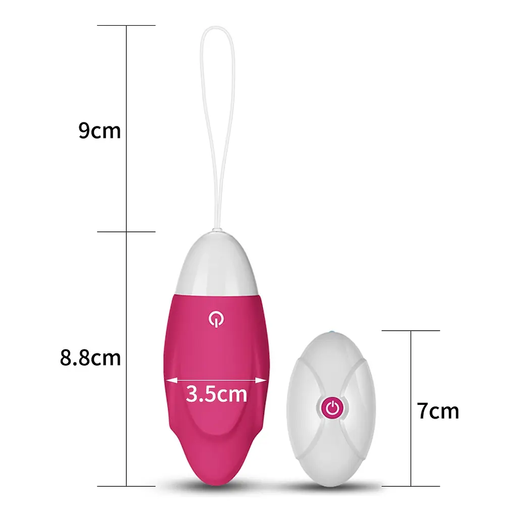 Віброяйце Lovetoy Ijoy, 8.9 см (рожевий) - фото 7