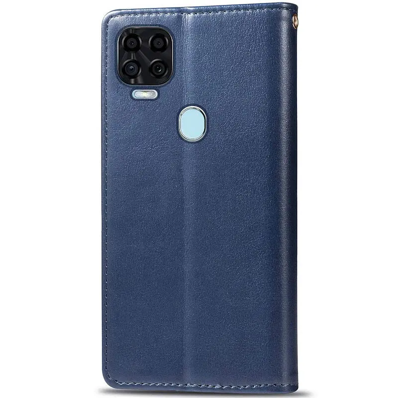 Кожаный чехол-книга Getman Gallant (PU) для ZTE Blade v2020 Синий - фото 3
