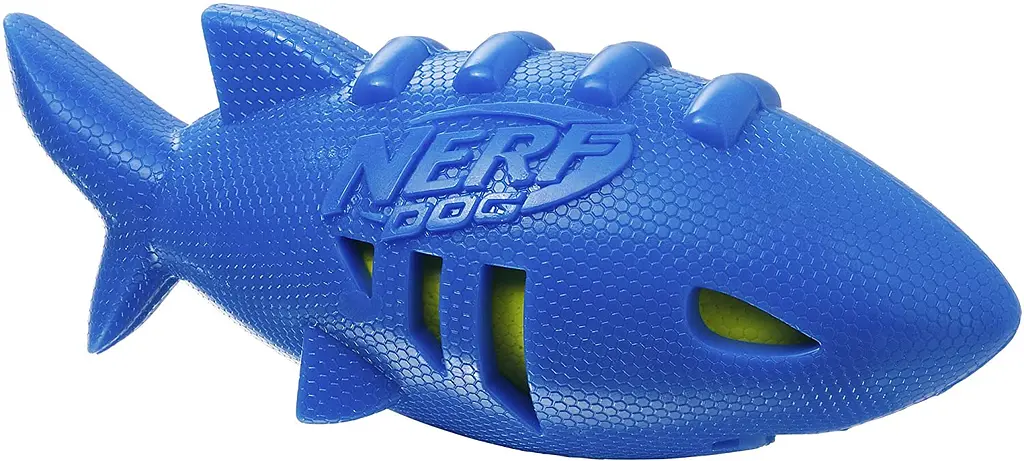 Іграшка-акула для собак Nerf Dog Shark Football Dog Toy - фото 3