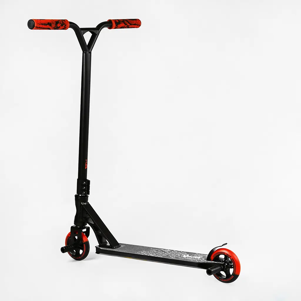 Самокат трюковий Best Scooter 55х85 см Чорно-червоний 000231346 - фото 5